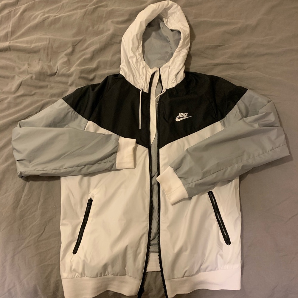Nike Windbreaker Black/White/Grey Men’s